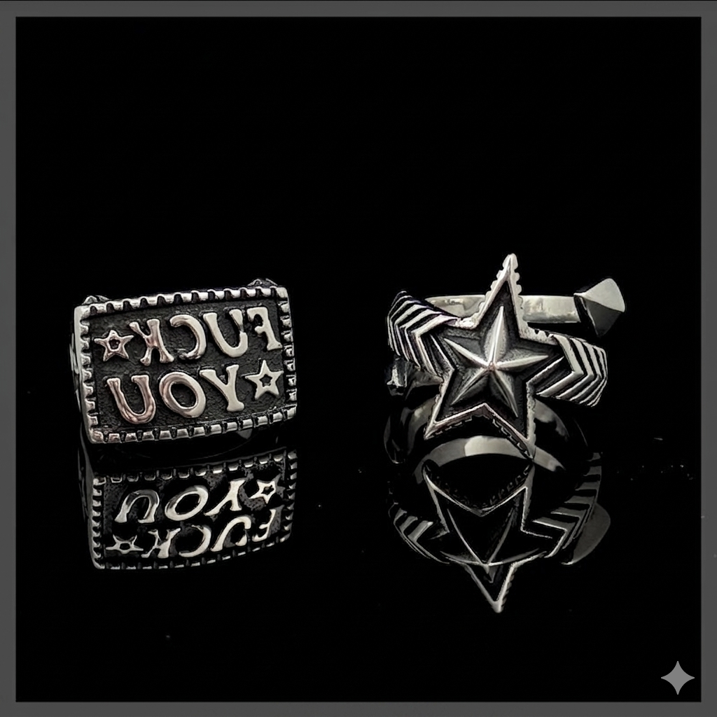 Syou Alphabet Star Ring