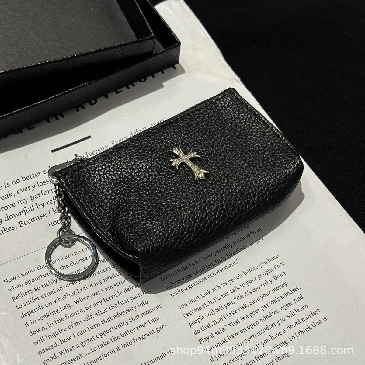 Chrome Hearts Luxury Leather Coin Purse Pendant