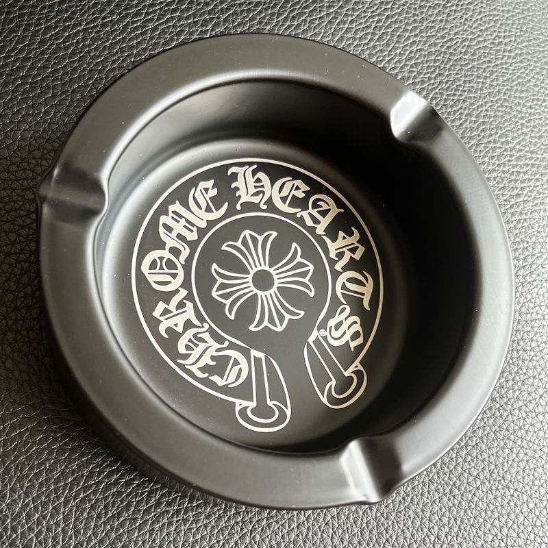 Chrome Hearts Style Retro Cross Stainless Steel Personalized Ashtray