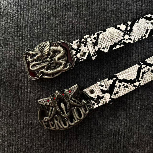 Chrome Hearts Black Cross Color Belt