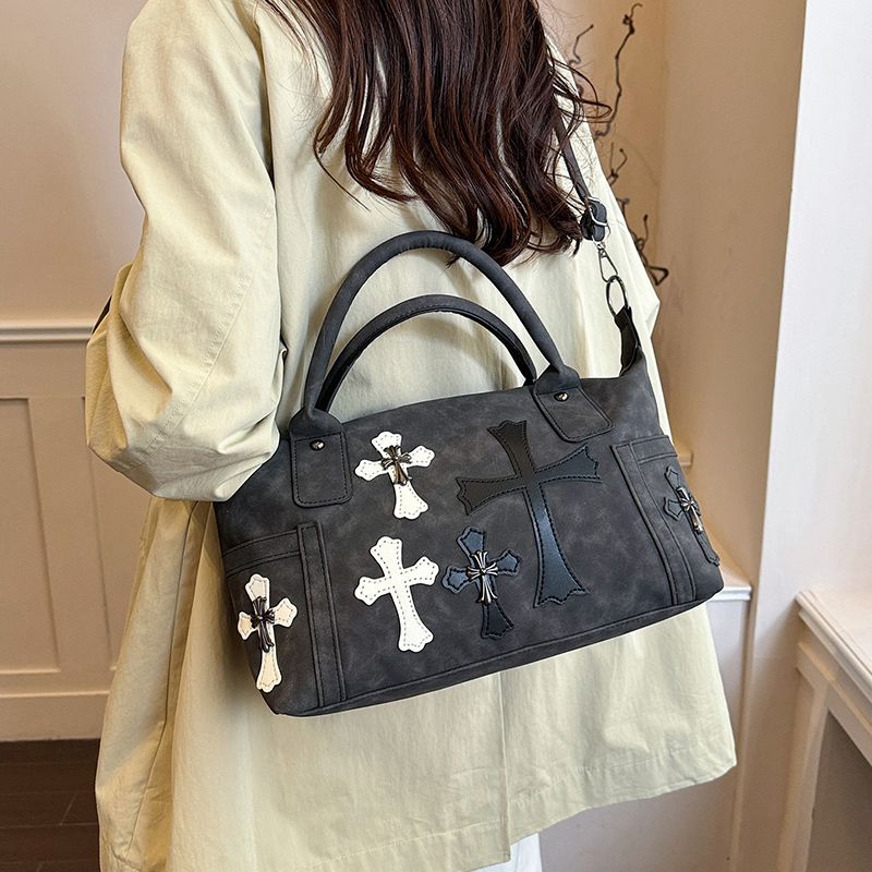 Chrome Hearts Fashion Gothic Style One Shoulder Tote Bag