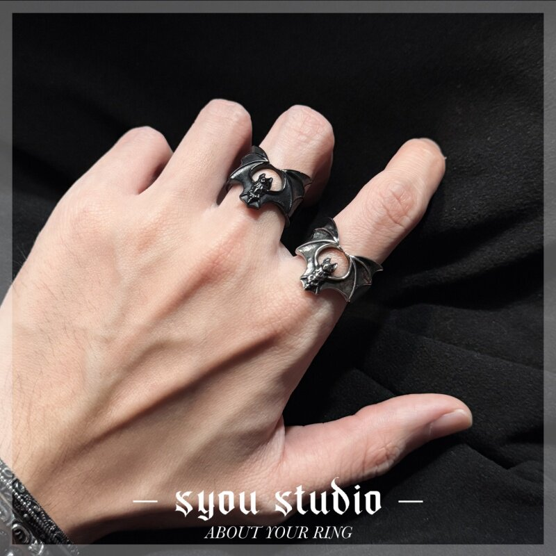 Syou Bat Titanium Steel Ring