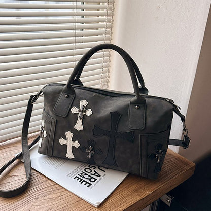 Chrome Hearts Fashion Gothic Style One Shoulder Tote Bag