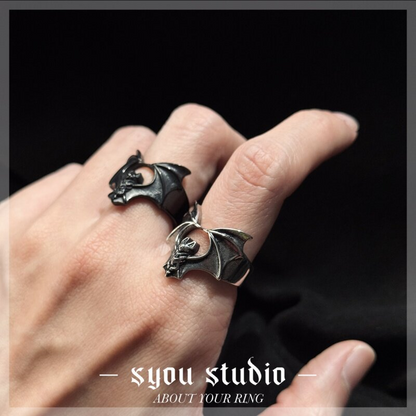 Syou Bat Titanium Steel Ring