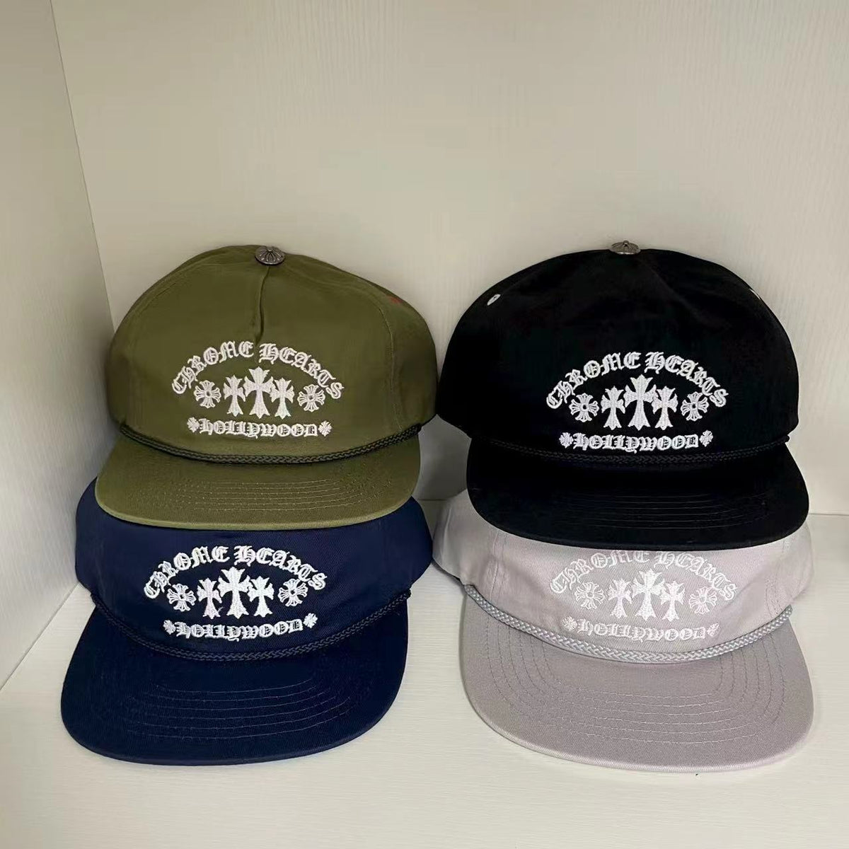 Chrome Hearts Gas Station 5 Panel Hat Grey