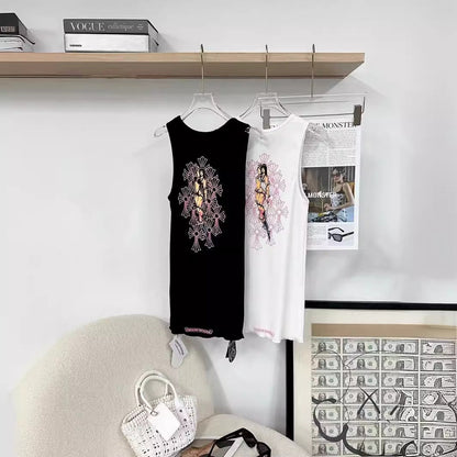 Chrome Hearts Deadly Doll Rib Tank Top