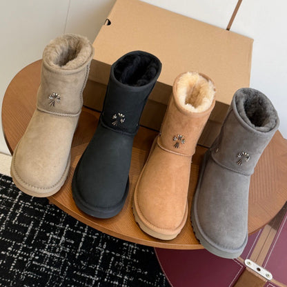 Black Chrome Heart Uggs