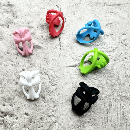 Chrome Hearts Resin Rubber Colorful Ring