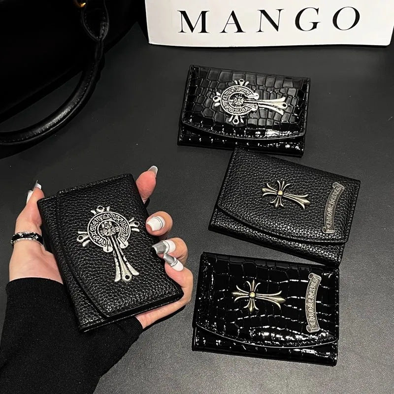 Chrome Hearts Cross Card Holder Coin Purse