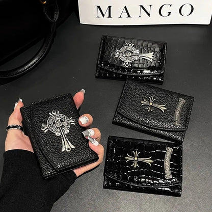 Chrome Hearts Cross Card Holder Coin Purse