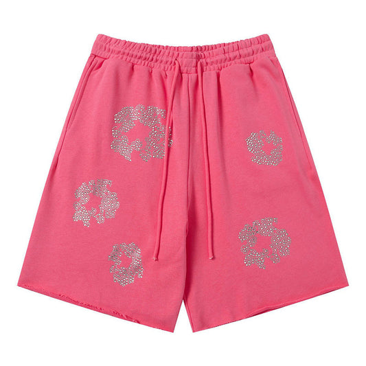 Denim Tears Cashmere Swarovski Cotton Wreath Shorts