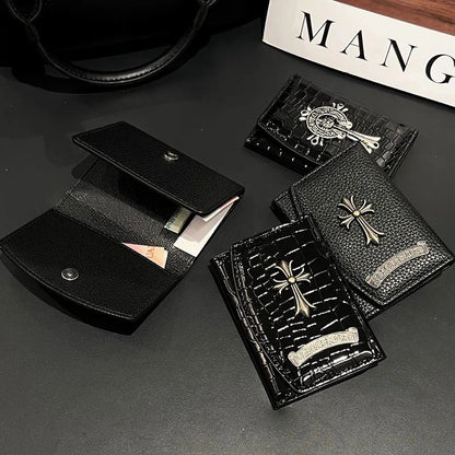 Chrome Hearts Cross Card Holder Coin Purse