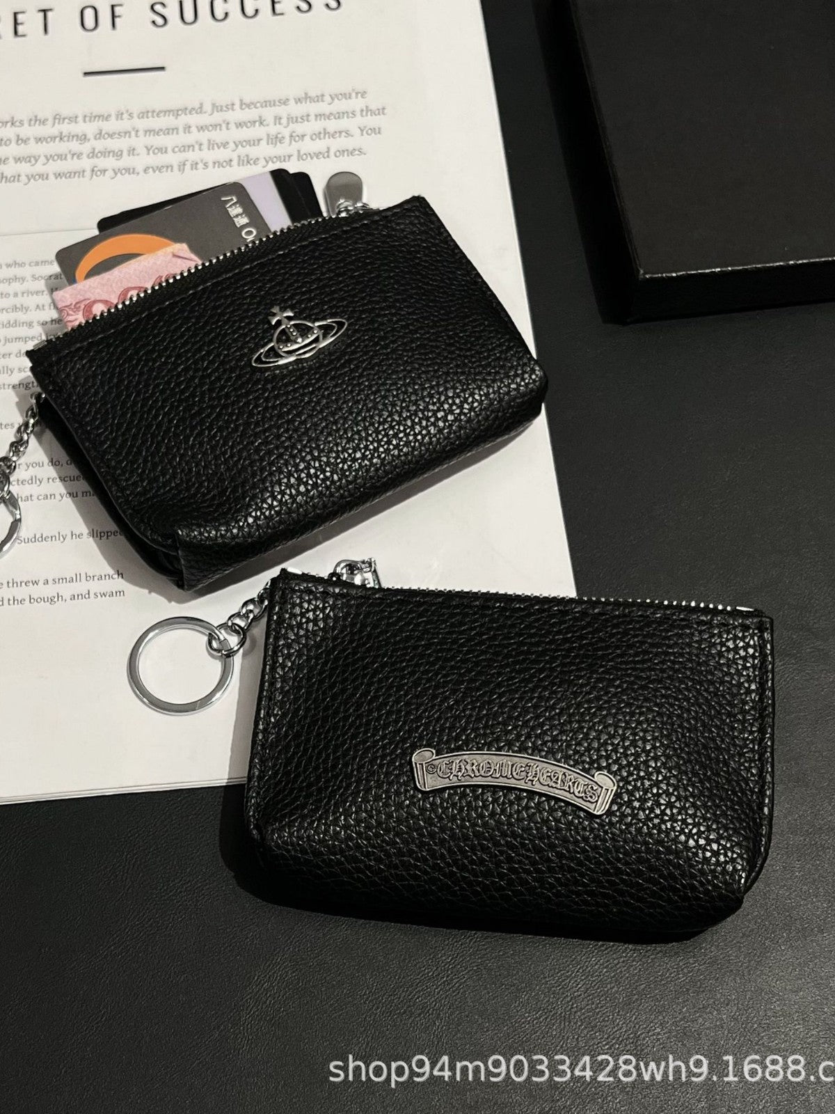 Chrome Hearts Luxury Leather Coin Purse Pendant
