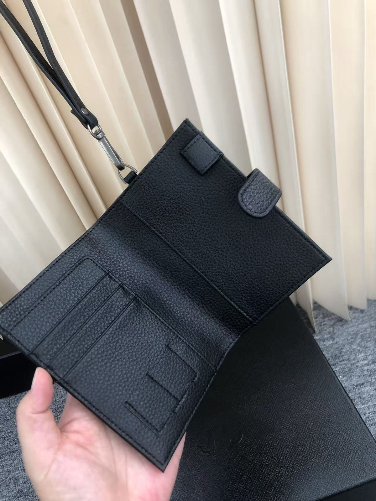 Chrome Hearts Style Passport Holder