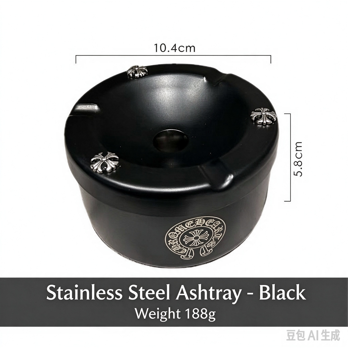 Chrome Hearts Windproof and Anti-Fly Ash Steel