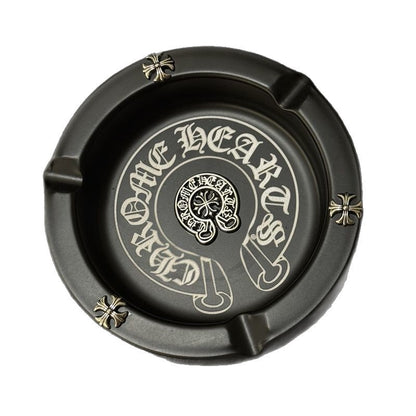 Chrome Hearts Style Retro Cross Stainless Steel Personalized Ashtray