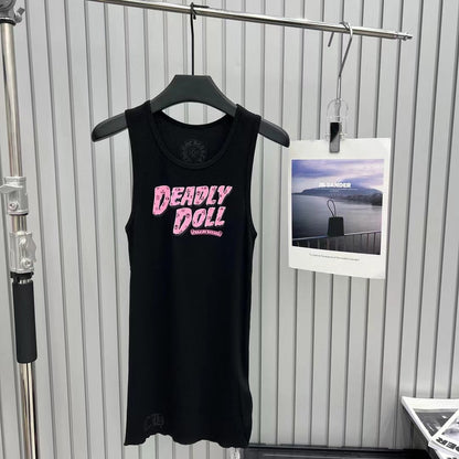 Chrome Hearts Deadly Doll Rib Tank Top