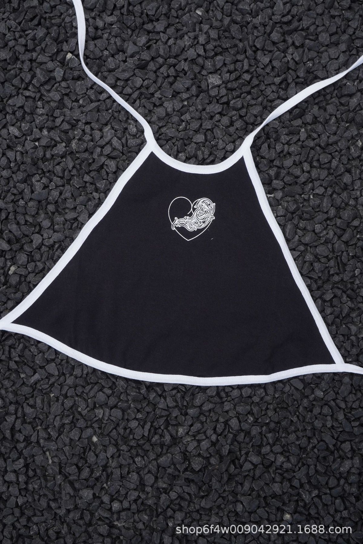 Chrome Hearts Sanskrit Vine Hanging Neck Small Belly Top for Women