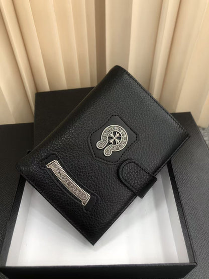 Chrome Hearts Style Passport Holder