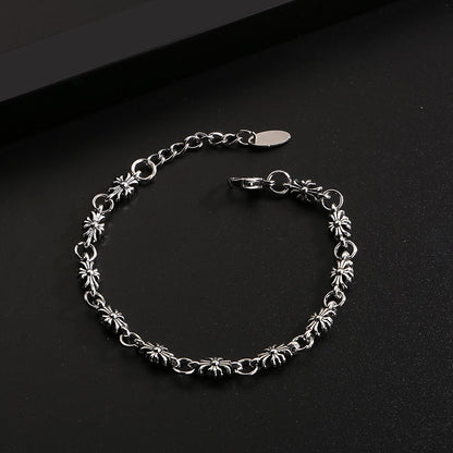 Chrome Hearts double-layer Cross simple bracelet