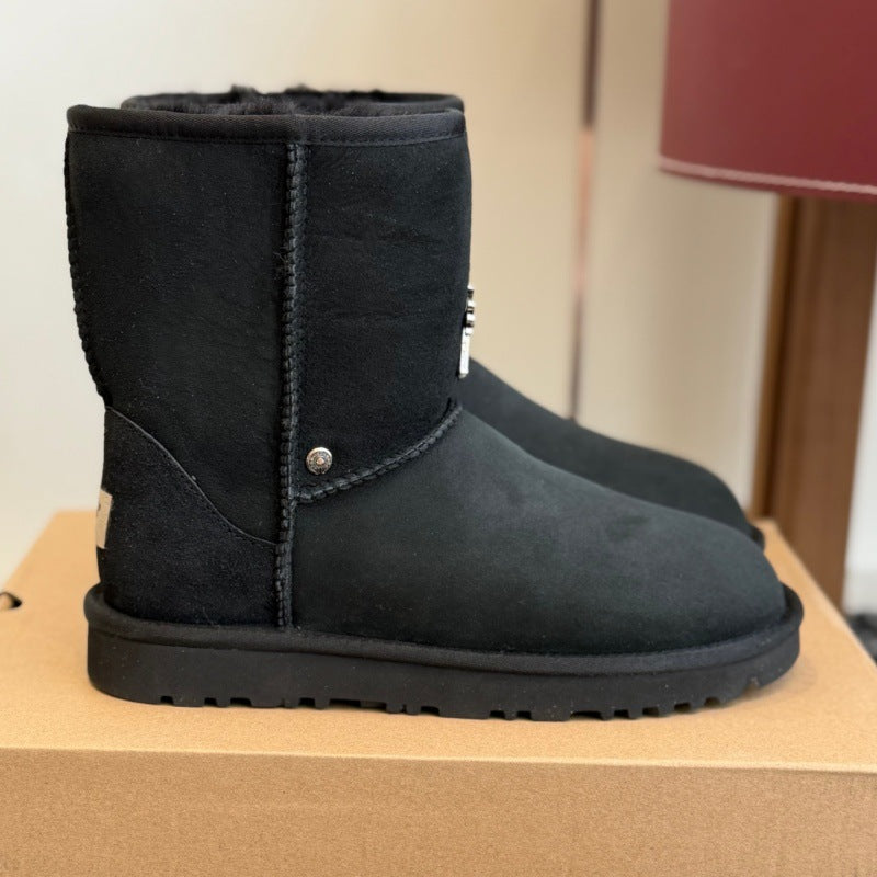 Black Chrome Heart Uggs