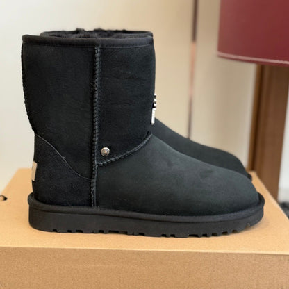 Black Chrome Heart Uggs