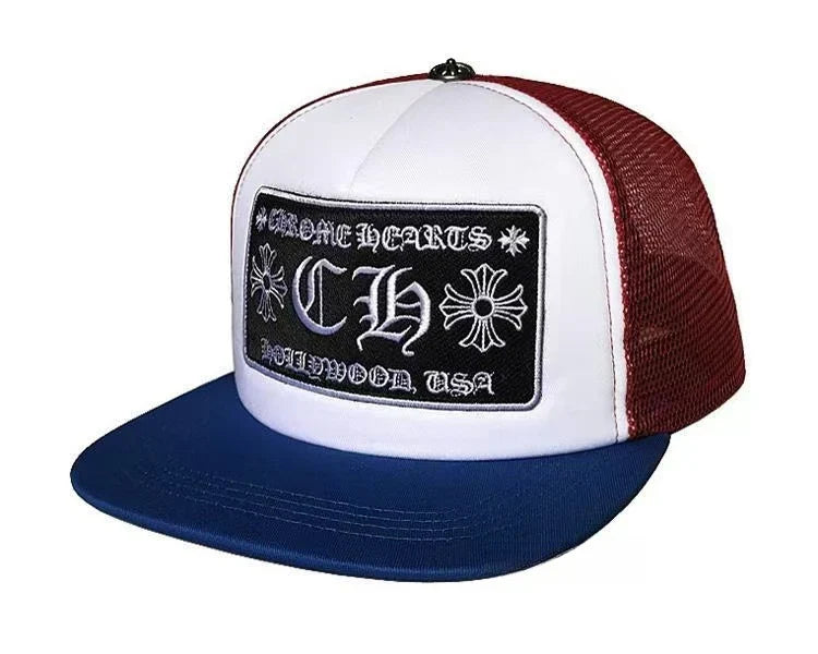 Chrome Hearts CH HollyWood trucker hat 002
