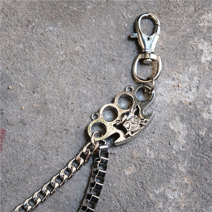 Chrome Hearts Simple retro men's thin hip-hop disco metal trouser chain