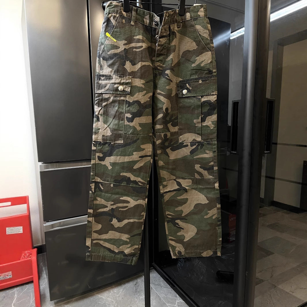 [Top Version]Chrome Hearts Style Camouflage Cargo pants