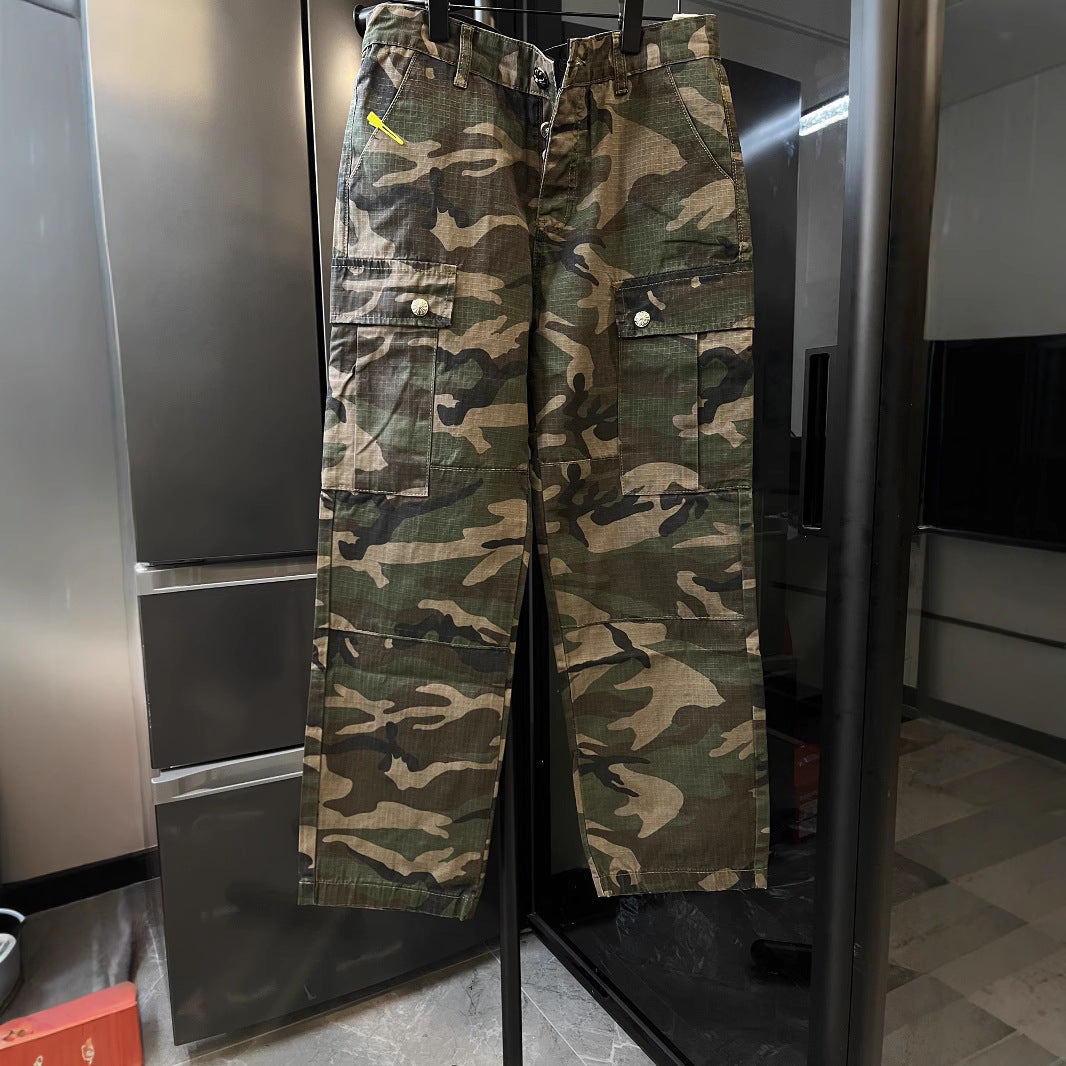 [Top Version]Chrome Hearts Style Camouflage Cargo pants