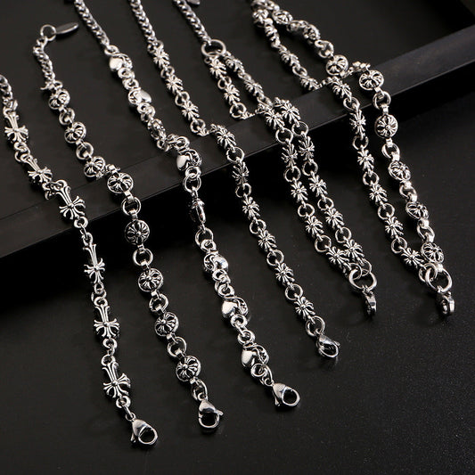 Chrome Hearts adjustable cross versatile bracelet