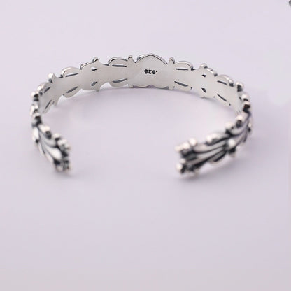 chrome hearts Gem Heart Love Cuff Gem bracelet