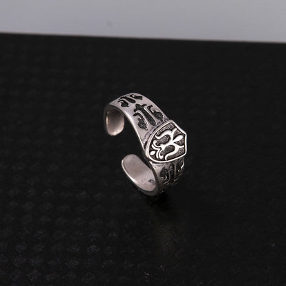 Chrome Hearts Sliver cross original couple ring
