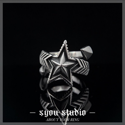 Syou Alphabet Star Ring