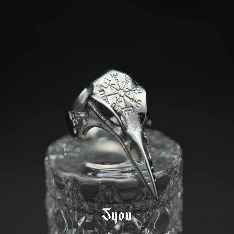 Syou Raven Titanium Steel Ring