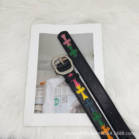 Chrome Hearts Cross Color Retro Belt