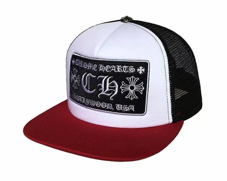 Chrome Hearts CH HollyWood trucker hat 002