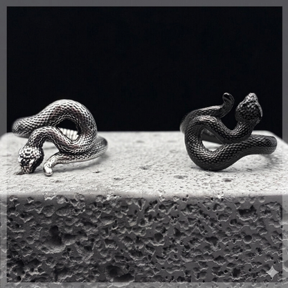 Syou Serpentine titanium steel ring