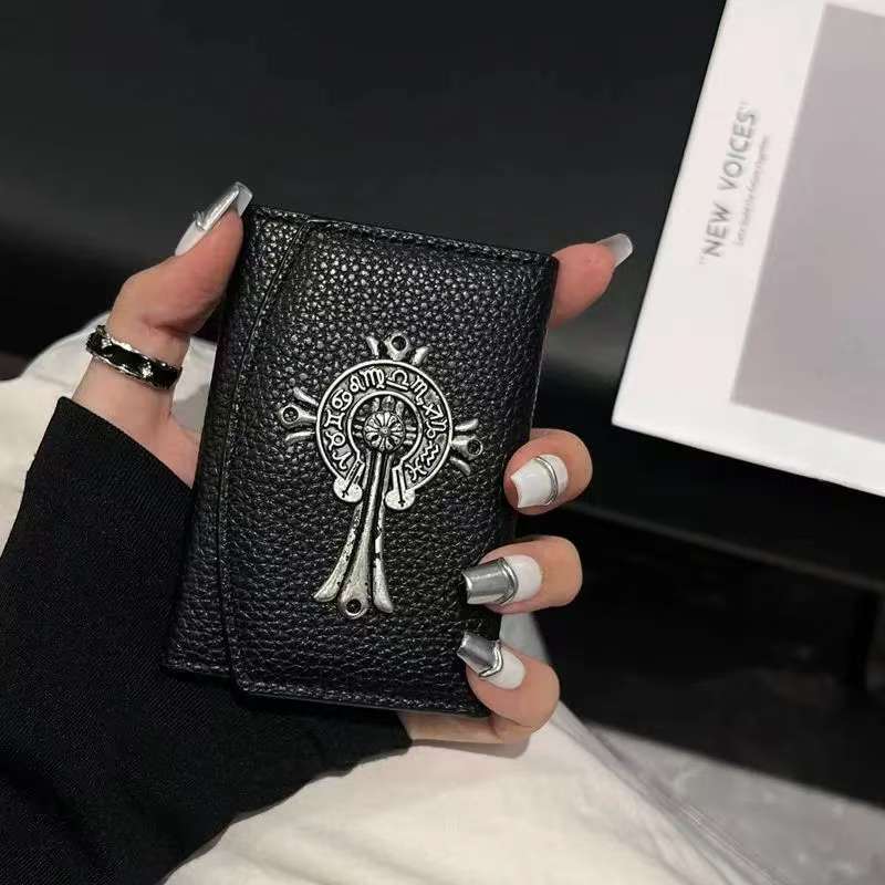 Chrome Hearts Cross Card Holder Coin Purse