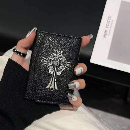 Chrome Hearts Cross Card Holder Coin Purse