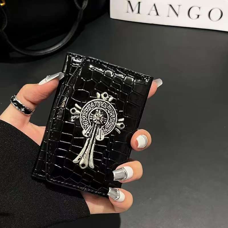 Chrome Hearts Cross Card Holder Coin Purse